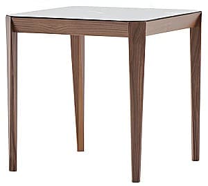 Masa de reviste Dogtas LOGAN 55x55cm Negru/Nuc(Maro)