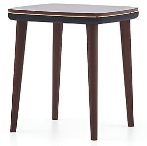 Masa de reviste Dogtas DIAMOND 50x50cm Nuc (Maro)/Negru