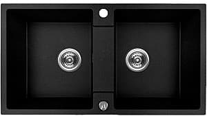 Chiuveta de bucatarie Backer NONA DUO BLACK 800x440