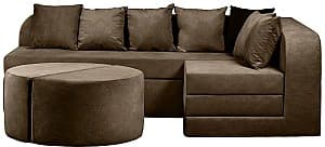 Canapea Edka Jupiter 210x280 cm Cafeniu ciocolata