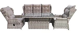 Set de mobila de grădină Sonmez HOLA LUX (5 persoane) Bej