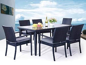 Set de mobila de grădină Sonmez HOLA ECO Antracit