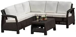 Set de mobila de grădină Sonmez Ferrara Fancy Wengue (maro)