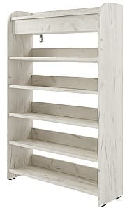 Suport pentru incaltaminte ML Mobila ML-16 Stejar Kraft Alb