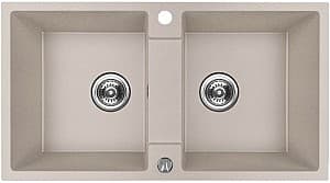 Chiuveta de bucatarie Backer NONA DUO IVORY 800x440