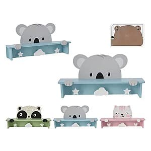 Cuier pentru haine Kids Animale cu 3 carlige, pentru copii