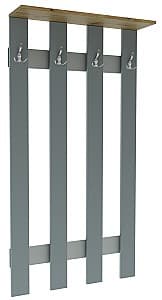 Cuier pentru haine Confort-NV Stephani Stejar Artizan(Maro)/Shinshila Gri