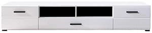 Тумба под ТВ Yasen Вушер RTV2D1S Нимфея Белый/Белый Глянец