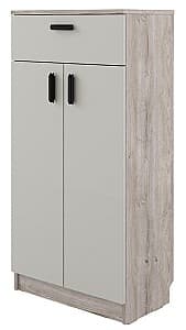 Комод ML Mobila Вуди №4 600 Шварцвальд / Шиншила (Серый)