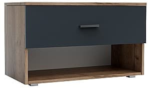 Pantofar Confort-NV Urban Stejar Kraft Tabako(Maro)/Gri Grafit