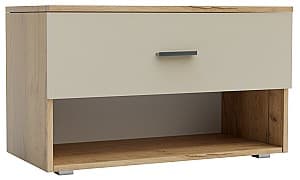 Обувница Confort-NV Урбан Дуб Крафт Золотой(Коричневый)/Сатин(Бежевый)