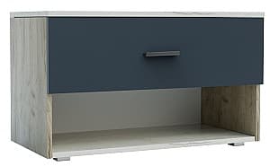 Pantofar Confort-NV Urban Stejar Kraft Alb(Bej)/Antracit(Gri)