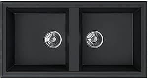 Chiuveta de bucatarie Milo Alpha ALP.C.2KBO-A Carbon Black