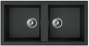 Chiuveta de bucatarie Milo Alpha ALP.G.2KBO-A Graphite Rock