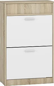 Обувница MG-Plus Sydney Дуб Сонома(Бежевый)/Белый