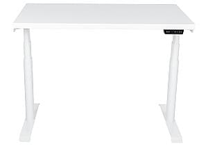 Masa de birou CUSTÓ FlexiDesk Plus Alb/Alb 160x70 cm