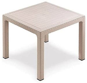 Стол Sonmez Rattan Бежевый 90x90