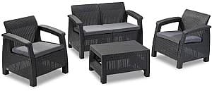 Набор садовой мебели Sonmez Novara Антрацит(Серый)