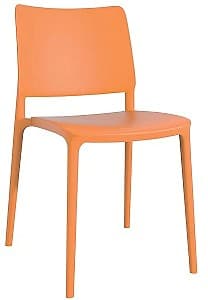 Scaun din plastic Papatya Joy-S Orange