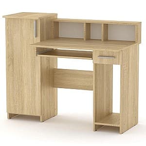 Masa de birou KompaniT Pi-Pi-2 Stejar sonoma