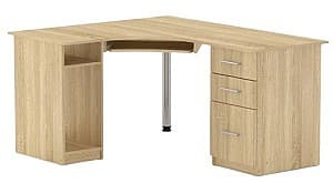 Офисный стол KompaniT СУ-9 Дуб сонома (Комплект)