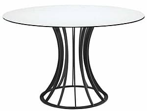 Masa Papatya Onix 120cm Antracite/White