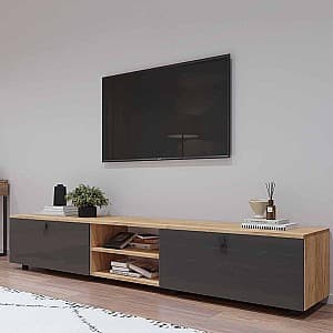 Тумба под ТВ Mobildor Lux ZEN 2.4м Сонома/Антрацит