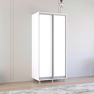 Dulap-Cupe Mobildor Lux Aron 100 (2 PAL) Alb