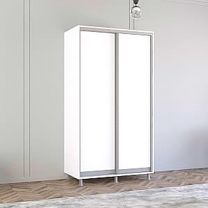 Dulap-Cupe Mobildor Lux Aron 110 (2 PAL) Alb