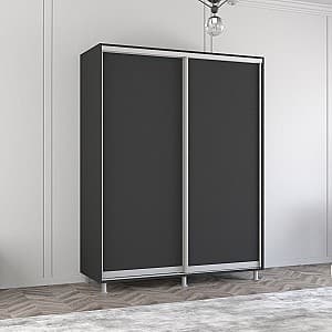 Шкаф-купе Mobildor Lux Aron 150 (2 ДСП) Антрацит