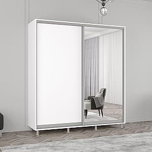 Шкаф-купе Mobildor Lux Aron 190 (1 зеркало, 1 ДСП) Белый