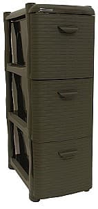 Comoda din plastic Idea М2813 Kakao