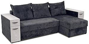 Угловой диван V-Toms Eldorado E1(2BAR) (250x140 см) Черный