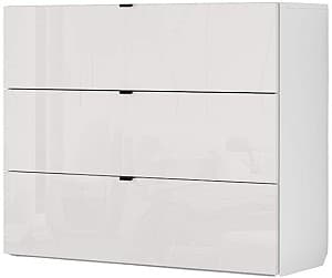 Comoda Fabrik Home Hardy 3S Frasin Alb / Alb Lucios