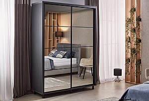 Dulap-Cupe Ambianta Torino (oglindă) 1.6 m Grafit