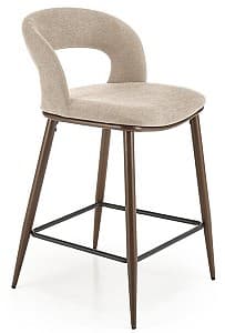 Барный стул Halmar H114 Бежевый / Орех (Коричневый)
