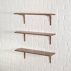 Raft de perete Modalife Triple Brown (Maro)