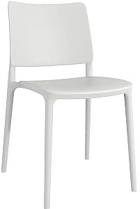 Scaun din plastic Papatya Joy-S White 01