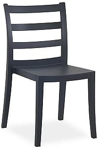 Scaun din plastic Papatya Nosta-S Anthracite 22