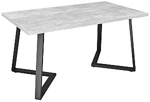 Masa DP Frida Beton/Negru 1350x750