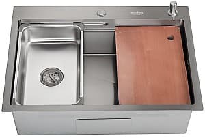 Chiuveta de bucatarie SanDonna HD7050 Crom Satin