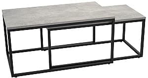 Журнальный столик DP Duo Town 90x50 Бетон (Серый)