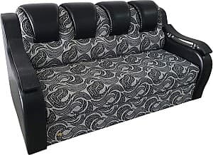 Диван V-Toms Gloria II G2 (195x93 см) Черный/Серый
