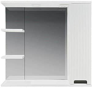 Шкаф пенал Bayro Positano 800x750 Белый Мат Правый