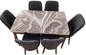 Set de masa cu scaune Kelebek ES-401 (6 scaune)