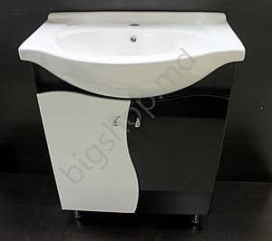 Шкаф напольный ECE  S-Line Black 65 см