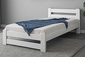 Кровать Mebil Lev Лира 90x200 Белый, для 1 человека