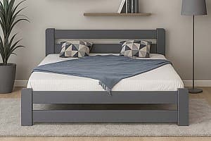 Кровать Mebil Lev Лира 140x200 Графит
