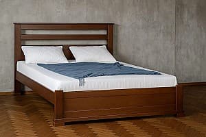 Кровать Mebil Lev Лорд 140x200 Орех Темный