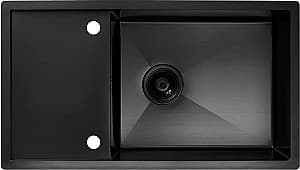 Кухонная мойка Fabiano Nano PVD Black 78x44 mm
